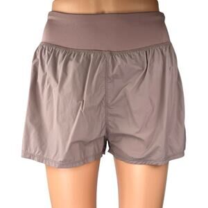 Madewell Women's Purple High Waisted Yoga Workout Running Athletic Shorts Size S